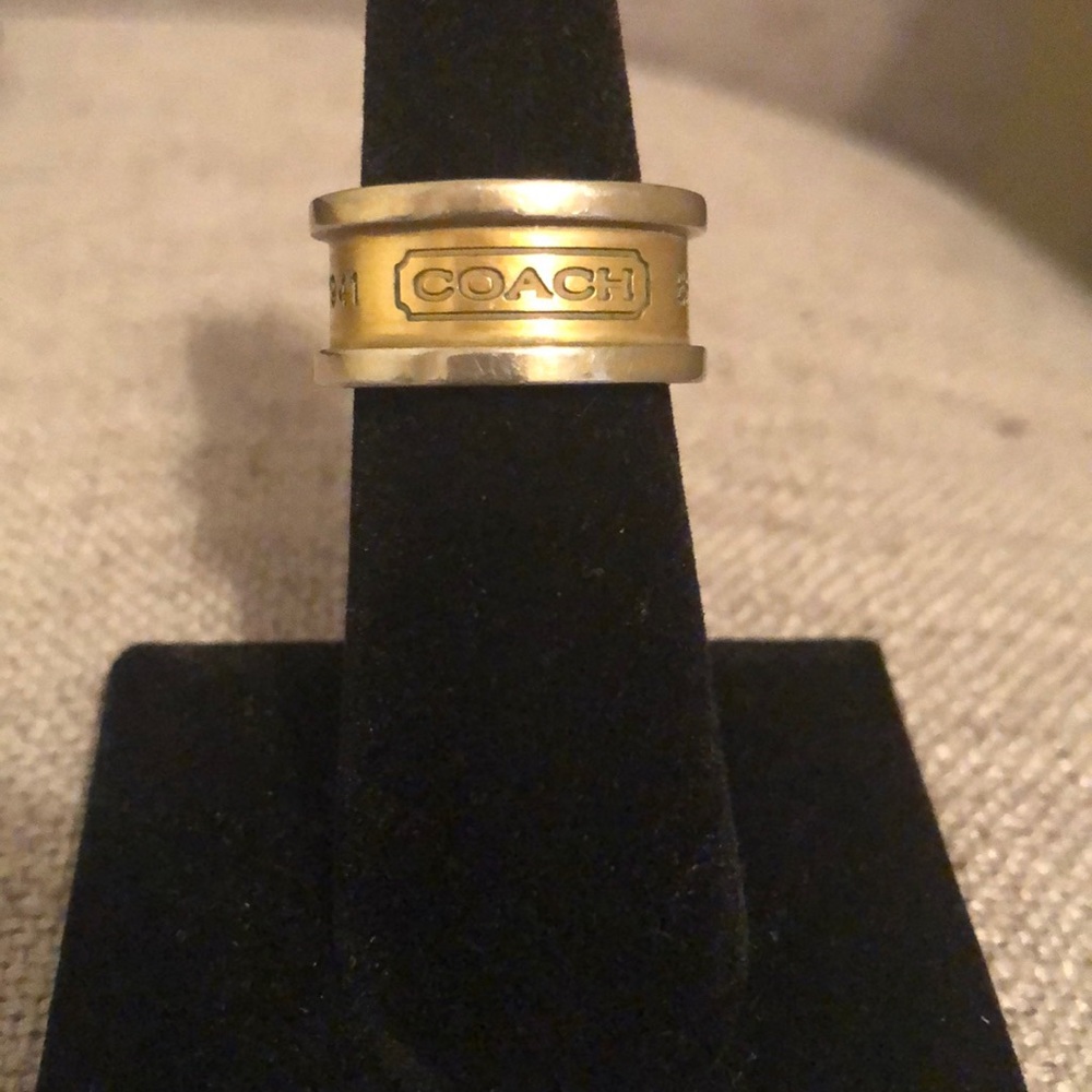 Authentic COACH ring